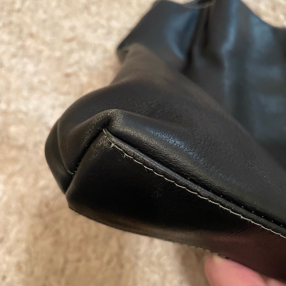 J Jill Black Leather Bag - Picture 10 of 12